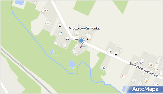 Mroczków-Kamionka, Mroczków-Kamionka, 19, mapa Mroczków-Kamionka