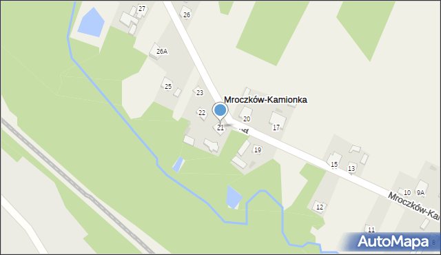 Mroczków-Kamionka, Mroczków-Kamionka, 21, mapa Mroczków-Kamionka