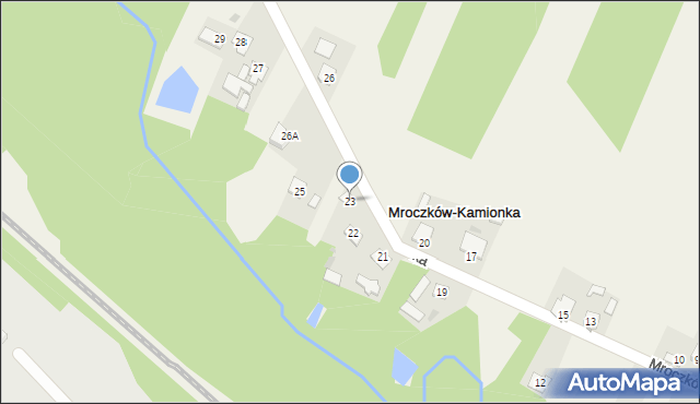 Mroczków-Kamionka, Mroczków-Kamionka, 23, mapa Mroczków-Kamionka