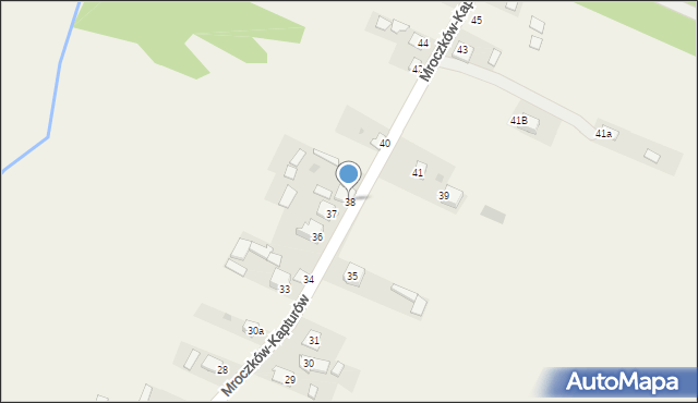 Mroczków-Kapturów, Mroczków-Kapturów, 38, mapa Mroczków-Kapturów