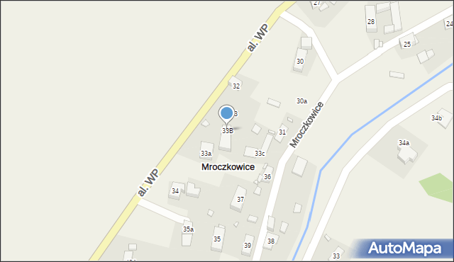 Mroczkowice, Mroczkowice, 33B, mapa Mroczkowice