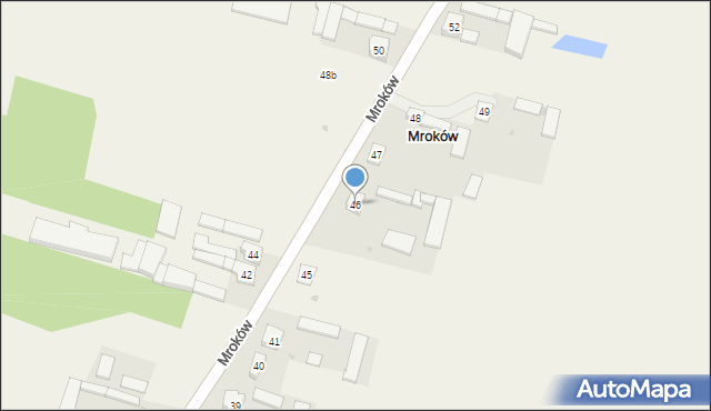 Mroków, Mroków, 46, mapa Mroków