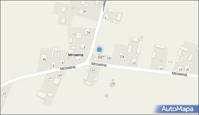 Mrowina, Mrowina, 33a, mapa Mrowina