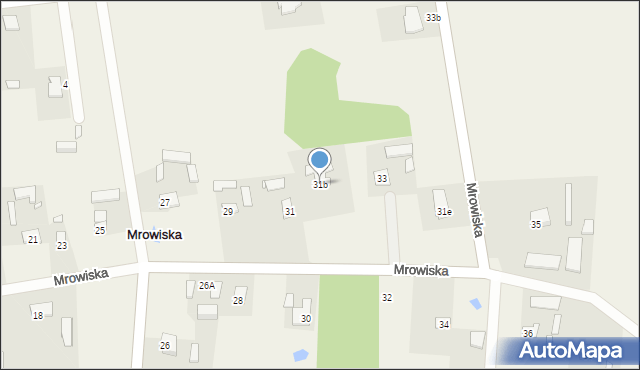 Mrowiska, Mrowiska, 31b, mapa Mrowiska