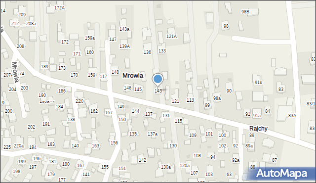 Mrowla, Mrowla, 143, mapa Mrowla