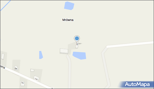 Mrówna, Mrówna, 6, mapa Mrówna