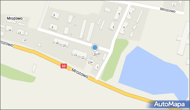 Mrozowo, Mrozowo, 23, mapa Mrozowo