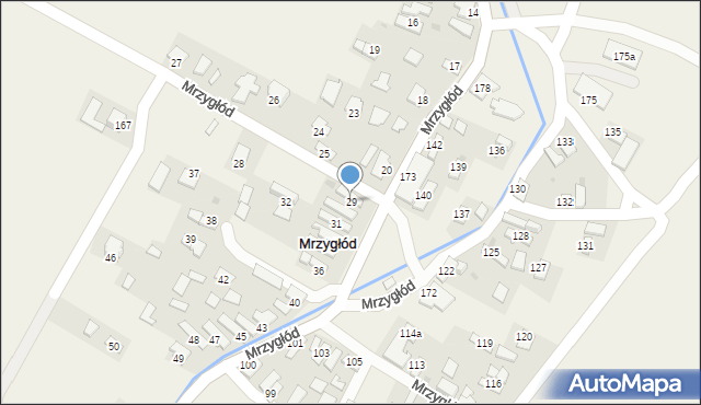 Mrzygłód, Mrzygłód, 29, mapa Mrzygłód