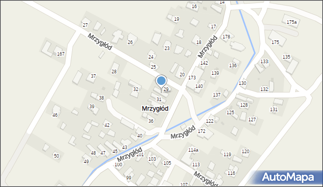 Mrzygłód, Mrzygłód, 30, mapa Mrzygłód