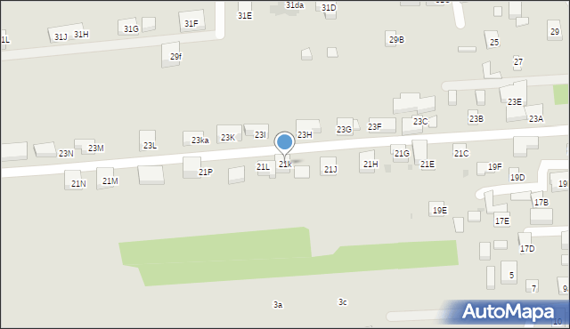 Warszawa, Mrówcza, 21k, mapa Warszawy