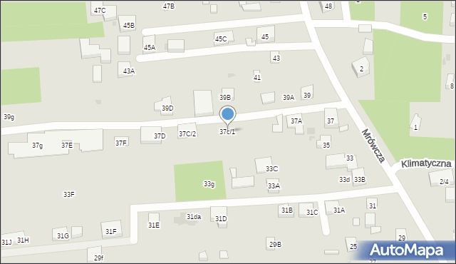 Warszawa, Mrówcza, 37c/1, mapa Warszawy