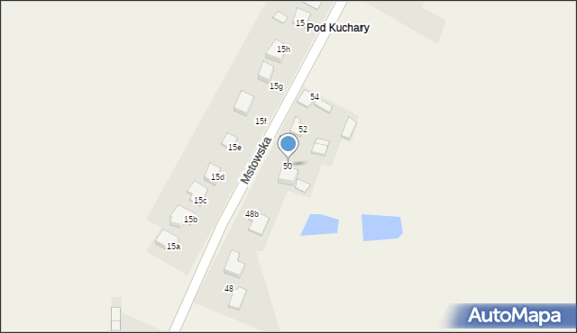 Cegielnia, Mstowska, 50, mapa Cegielnia