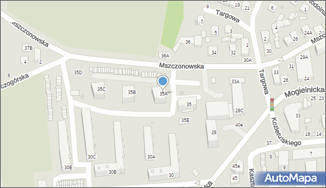 Grójec, Mszczonowska, 35A, mapa Grójec