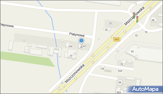 Janki, Mszczonowska, 41, mapa Janki