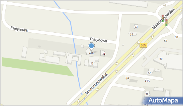 Janki, Mszczonowska, 41a, mapa Janki