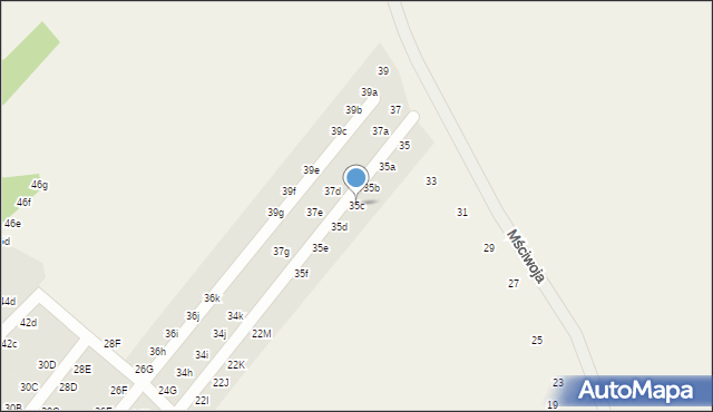 Kłodawa, Mściwoja, 35c, mapa Kłodawa