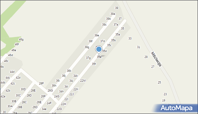 Kłodawa, Mściwoja, 35e, mapa Kłodawa