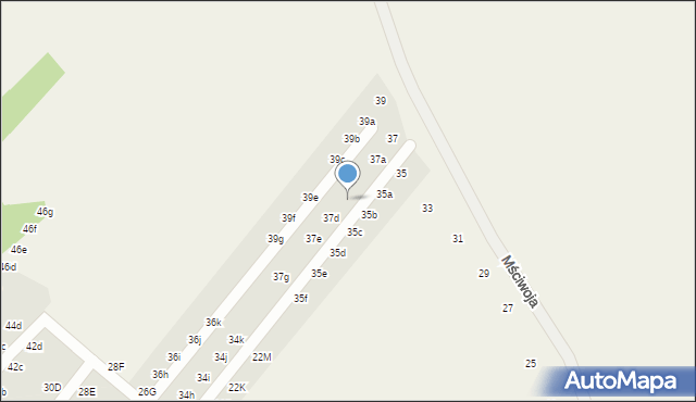 Kłodawa, Mściwoja, 37c, mapa Kłodawa