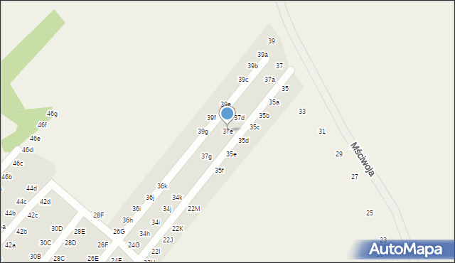 Kłodawa, Mściwoja, 37e, mapa Kłodawa