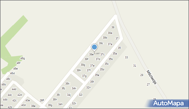 Kłodawa, Mściwoja, 39e, mapa Kłodawa