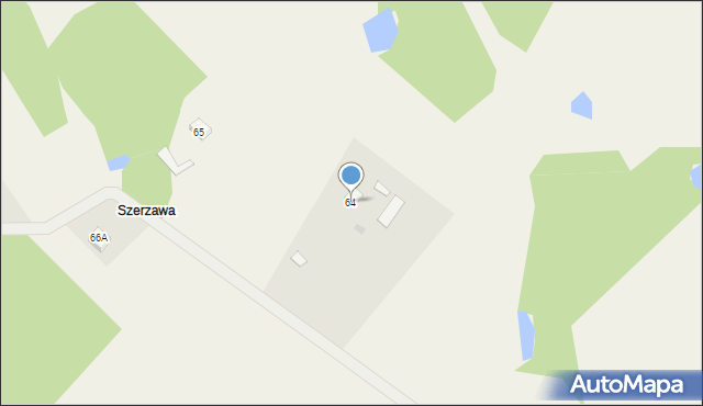 Mściszewice, Mściszewice, 64, mapa Mściszewice