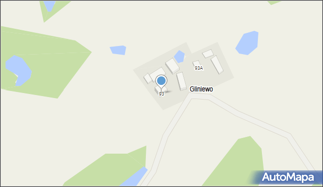 Mściszewice, Mściszewice, 93, mapa Mściszewice