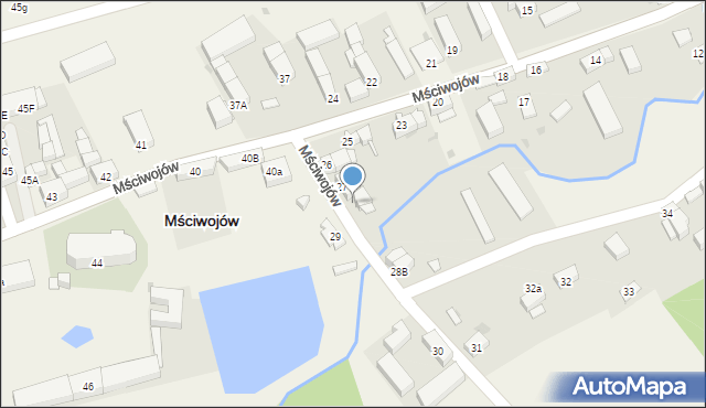 Mściwojów, Mściwojów, 28, mapa Mściwojów