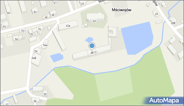 Mściwojów, Mściwojów, 46, mapa Mściwojów