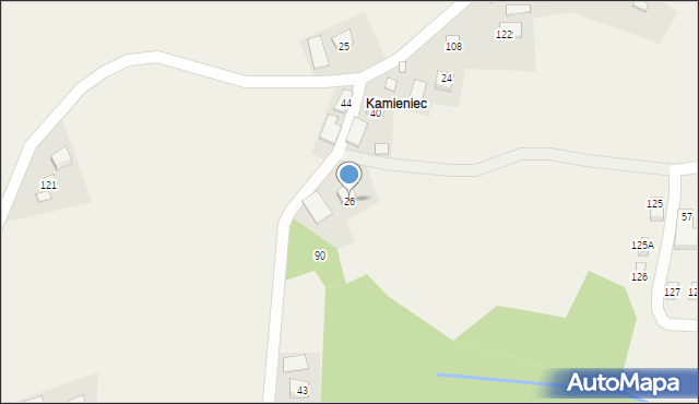 Mstów, Mstów, 26, mapa Mstów