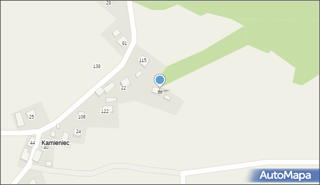 Mstów, Mstów, 66, mapa Mstów