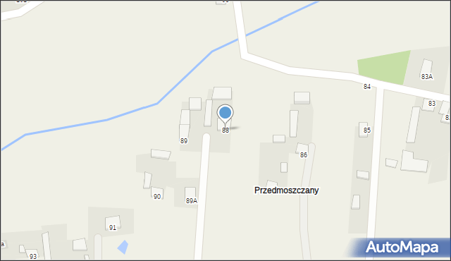 Mstyczów, Mstyczów, 88, mapa Mstyczów