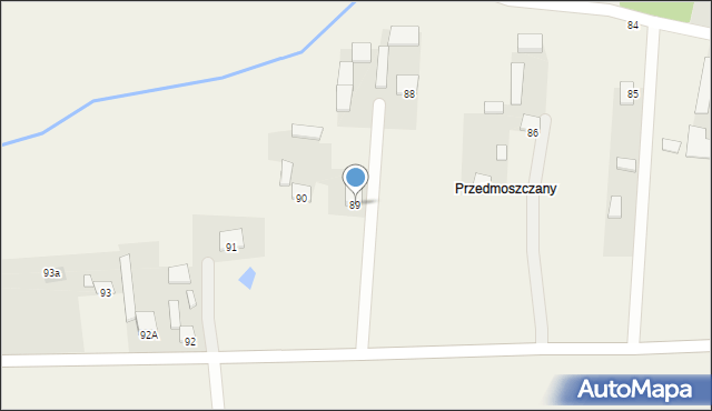 Mstyczów, Mstyczów, 89, mapa Mstyczów