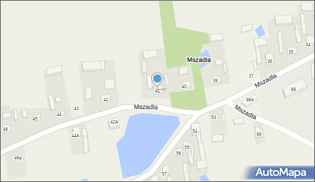 Mszadla, Mszadla, 41, mapa Mszadla