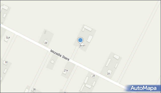 Mszadla Stara, Mszadla Stara, 27, mapa Mszadla Stara