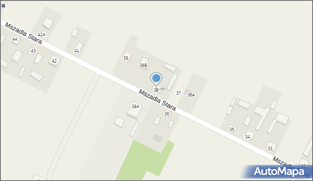 Mszadla Stara, Mszadla Stara, 38, mapa Mszadla Stara