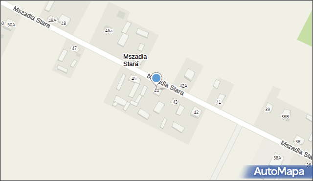 Mszadla Stara, Mszadla Stara, 44, mapa Mszadla Stara