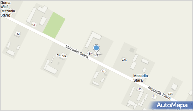 Mszadla Stara, Mszadla Stara, 48, mapa Mszadla Stara