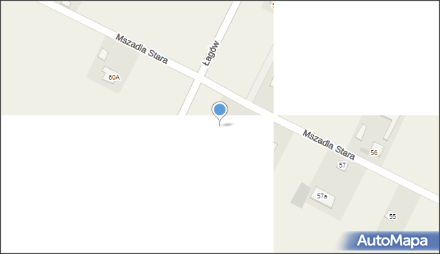 Mszadla Stara, Mszadla Stara, 58a, mapa Mszadla Stara