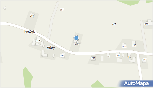 Mszalnica, Mszalnica, 370, mapa Mszalnica