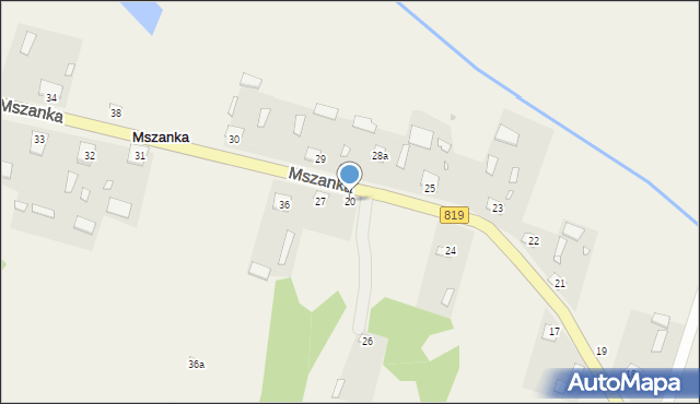 Mszanka, Mszanka, 20, mapa Mszanka