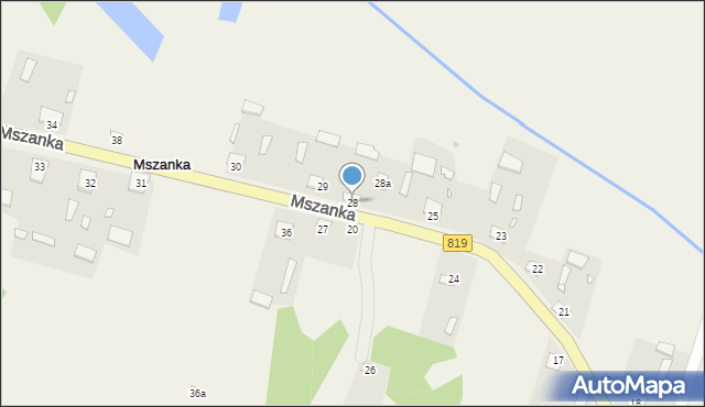 Mszanka, Mszanka, 28, mapa Mszanka