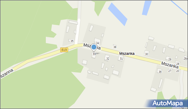 Mszanka, Mszanka, 33, mapa Mszanka