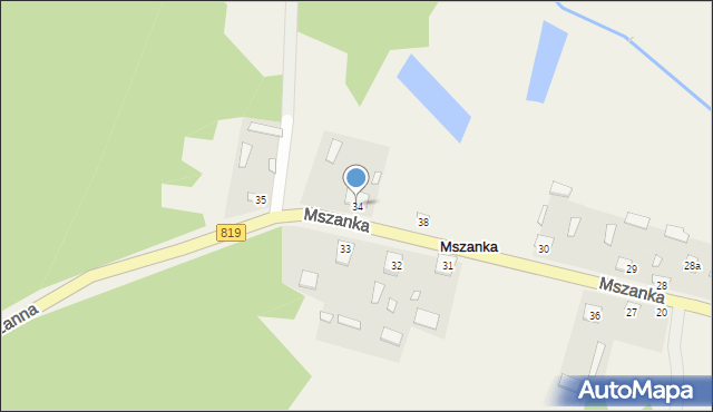 Mszanka, Mszanka, 34, mapa Mszanka