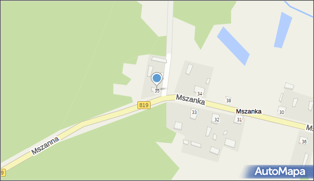 Mszanka, Mszanka, 35, mapa Mszanka