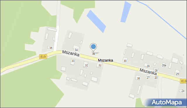 Mszanka, Mszanka, 38, mapa Mszanka