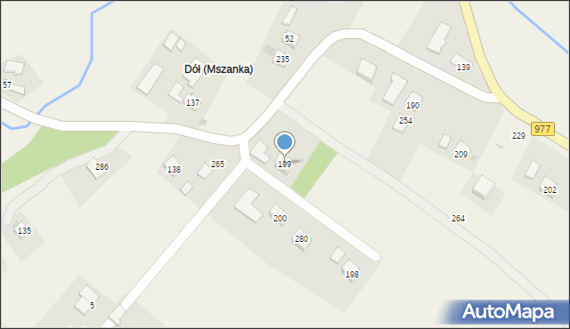 Mszanka, Mszanka, 199, mapa Mszanka