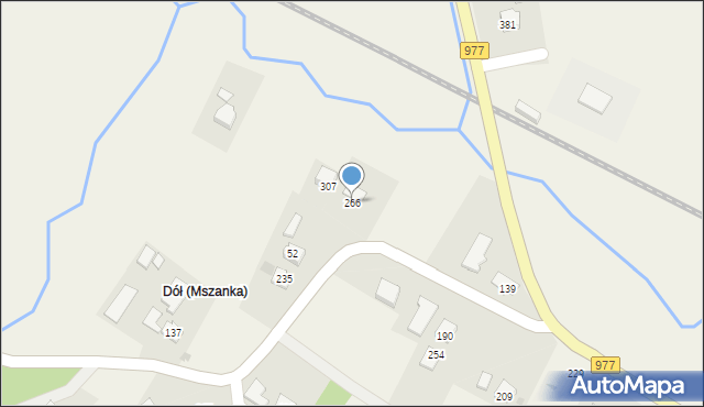 Mszanka, Mszanka, 266, mapa Mszanka