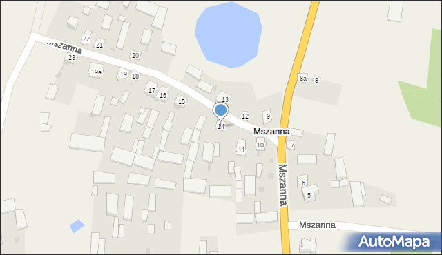 Mszanna, Mszanna, 14, mapa Mszanna