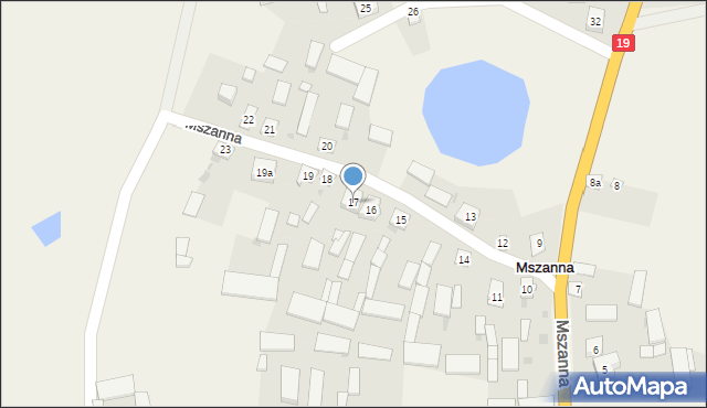 Mszanna, Mszanna, 17, mapa Mszanna