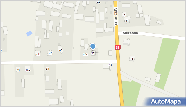 Mszanna, Mszanna, 47, mapa Mszanna